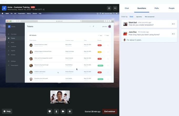 livestorm raises $30m for its browser-based meeting and webinar platform