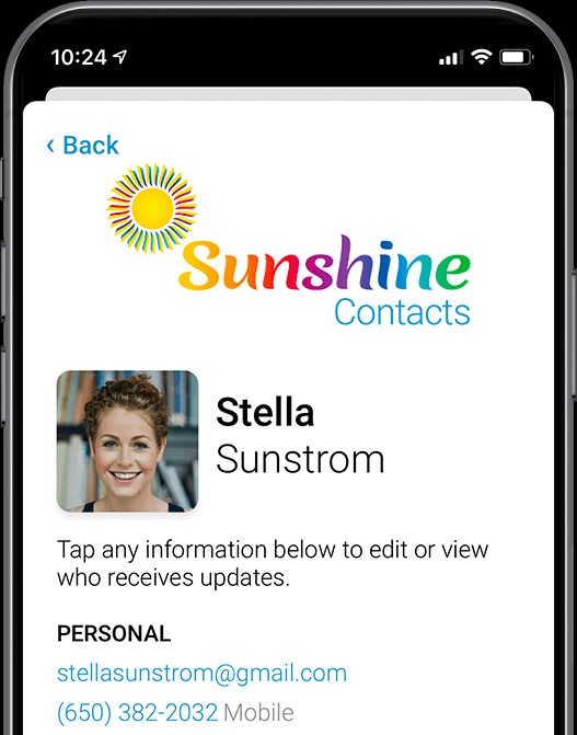 marissa mayer’s startup launches its first official product, sunshine contacts