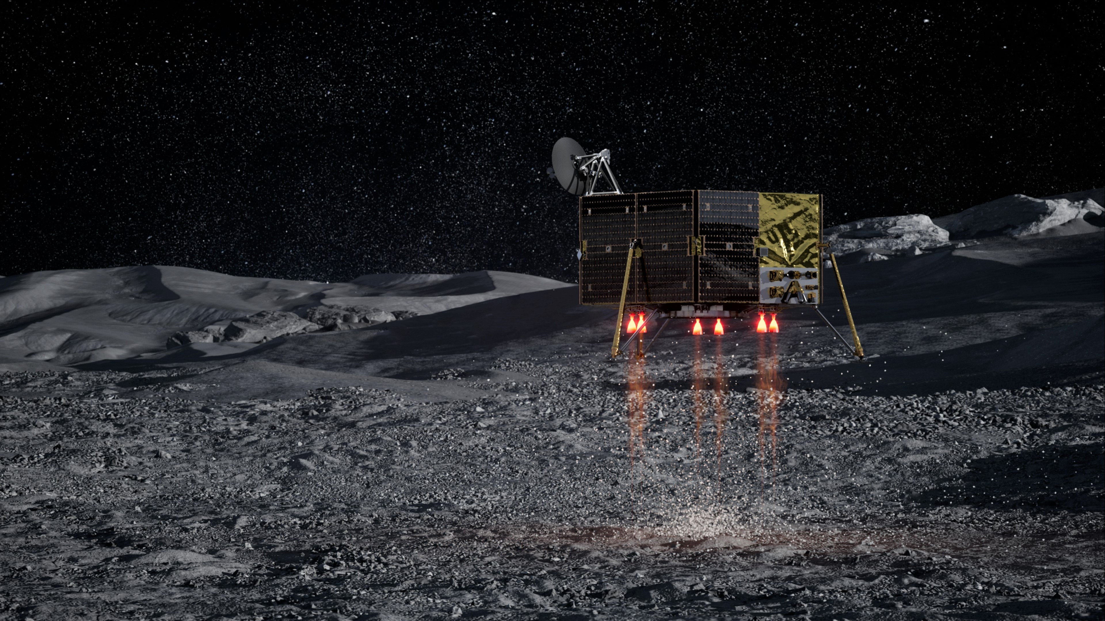 masten space systems to develop a gps-like network for the moon