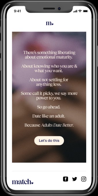 match beta test targets dating app complaints like frustration with swiping, ghosting