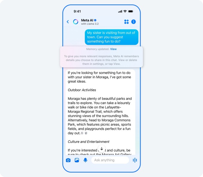 meta ai can now use your facebook and instagram data to personalize its responses