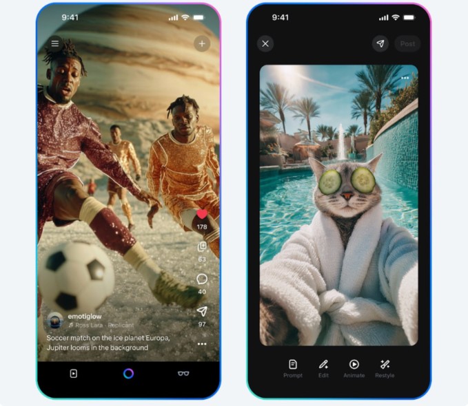 meta brings its short-form video feed of ai slop to europe