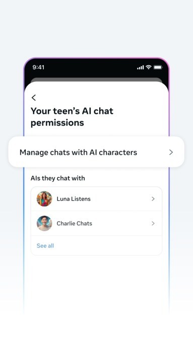 meta previews new parental controls for its ai experiences