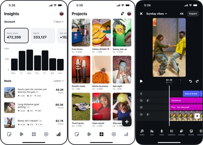 meta releases its capcut rival edits globally