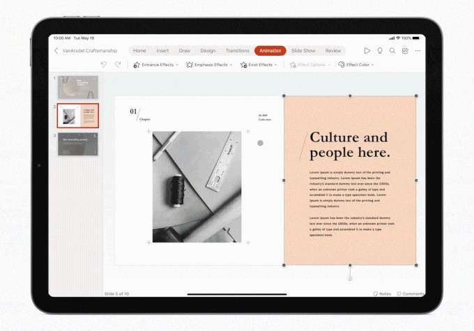 microsoft office gets mouse and trackpad support for the ipad