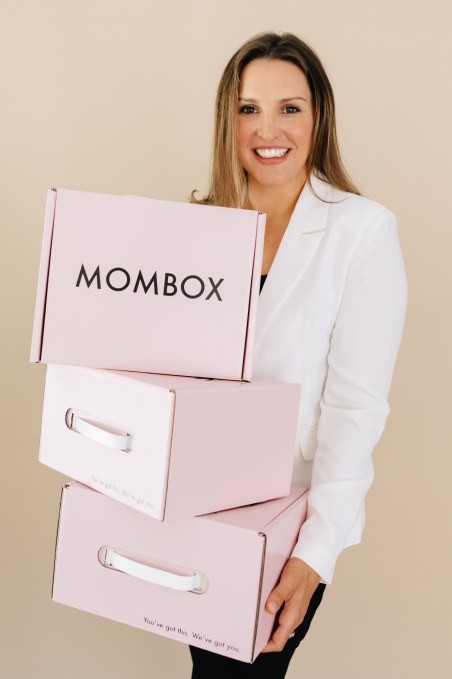 mombox is a curated kit of postnatal products that puts new moms first