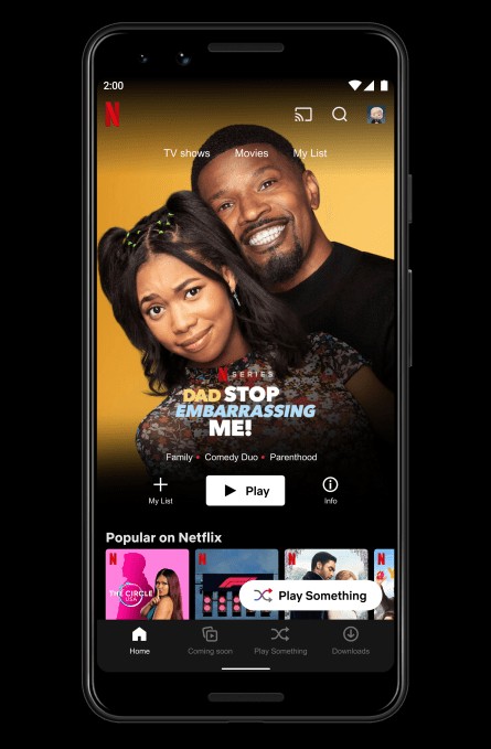 netflix brings its shuffle mode feature, ‘play something,’ to android users worldwide