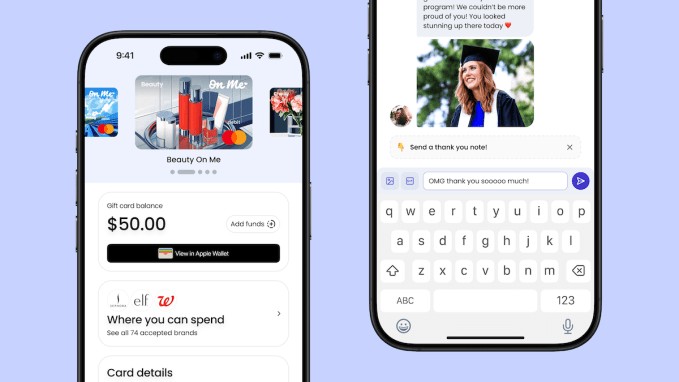 on me raises $6m to shake up the gift card industry