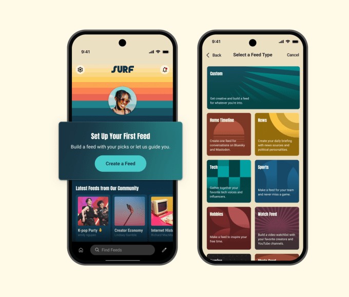 open social web browser surf makes it easier for anyone to build custom feeds
