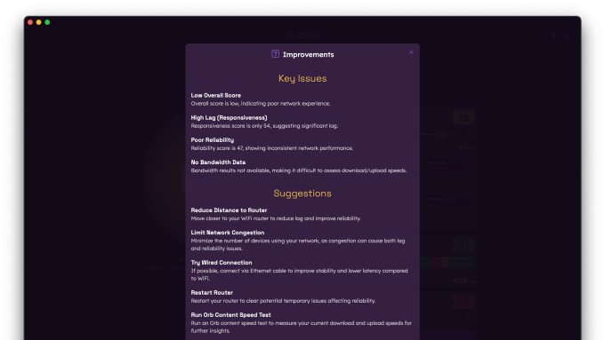 orb, a new app by ookla’s ex-ceo, offers a broader picture of your internet connection