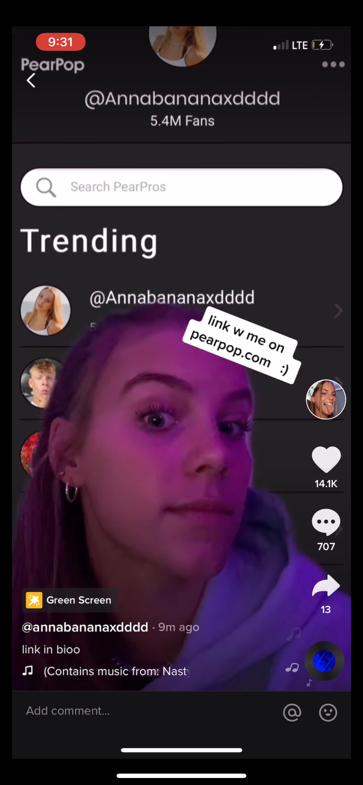 pearpop lets tiktok celebrities monetize by sharing shout-outs and screen time with fans
