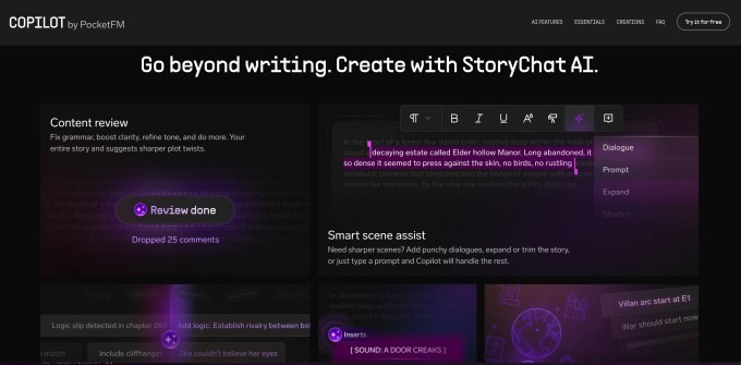 pocket fm gives its writers an ai tool to transform narratives, write cliffhangers, and more