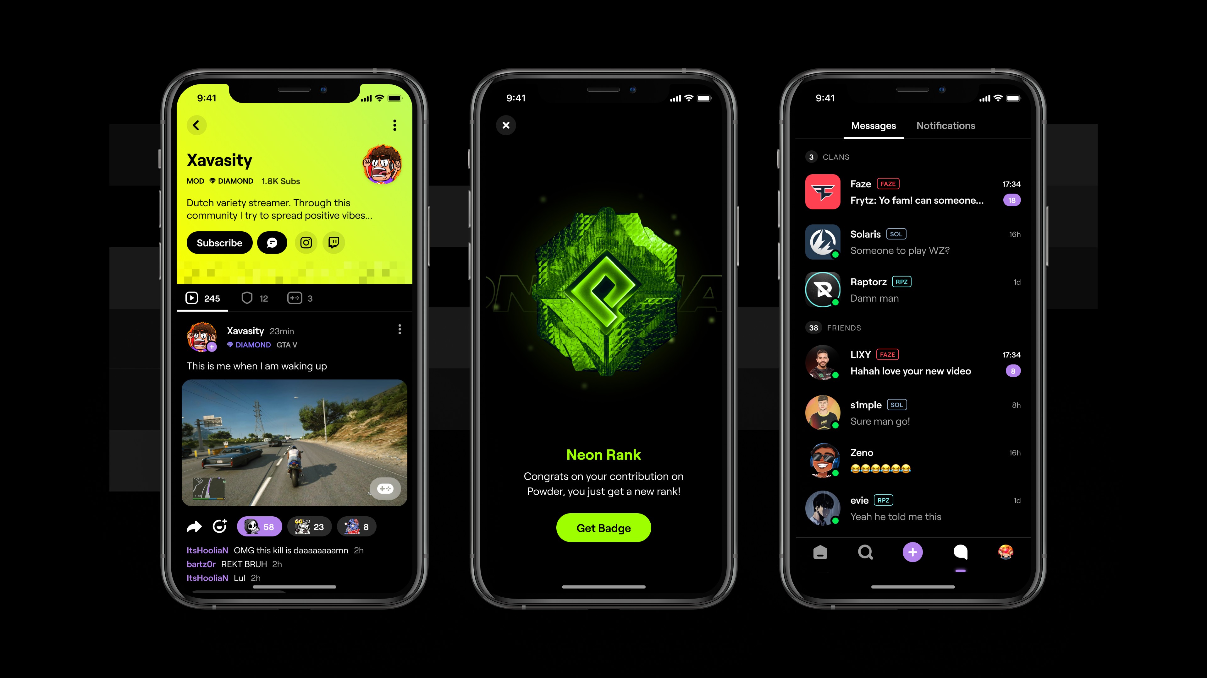 powder raises $14 million for its social app for game clips