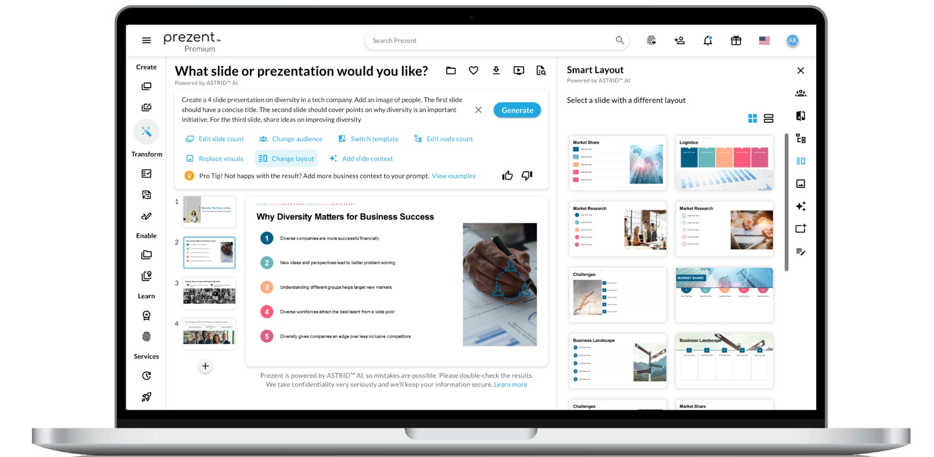 prezent raises $20m to build ai for slide decks