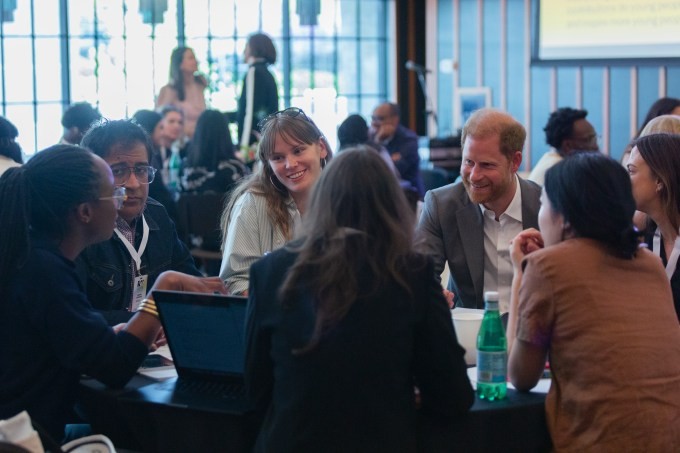 prince harry meets, funds youth groups advocating for social media and ai safety