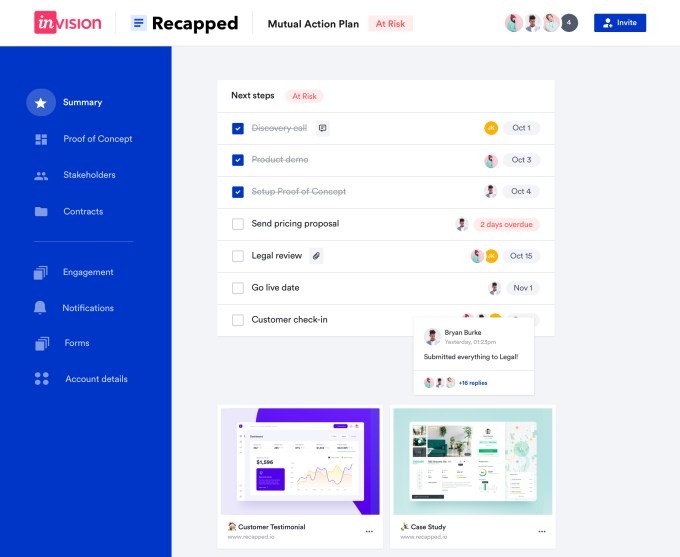 recapped lands $6 million for collaborative sales software that gets the customer in the mix