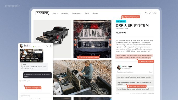remark raises $16m to build out human-powered expert models for e-commerce