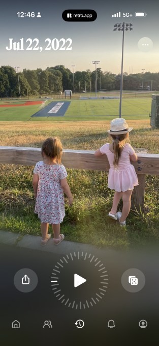retro, a photo-sharing app for friends, lets you ‘time-travel’ through your camera roll