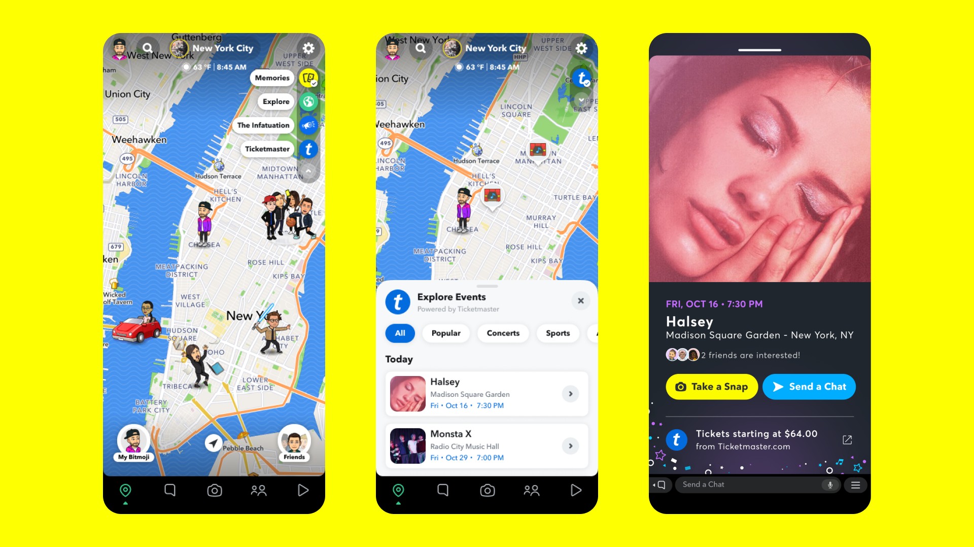 snap brings partner-centric layers to its social map used by 250 million people