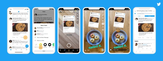 snap launches a native twitter integration