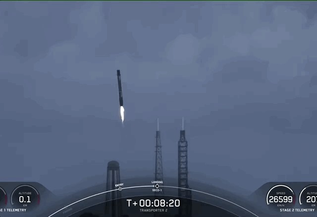spacex delivers 88 satellites to orbit, lands first stage onshore for first time in 2021
