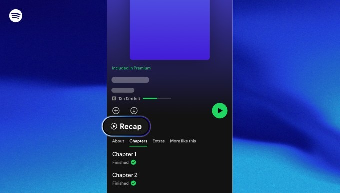 spotify adds a new, less repetitive shuffle, plus audiobook recaps