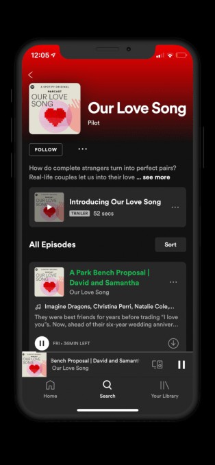 spotify introduces a new music-and-spoken word format, open to all creators