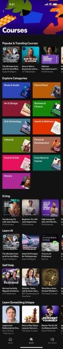 spotify’s educational courses could be coming to us