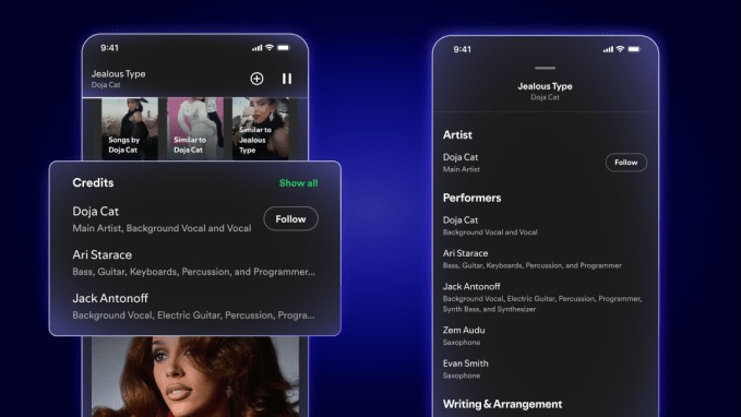 spotify’s new features let listeners explore the people and stories behind their favorite music