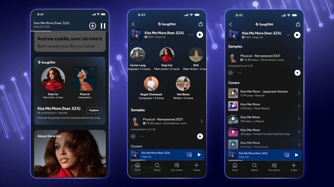 spotify’s new features let listeners explore the people and stories behind their favorite music
