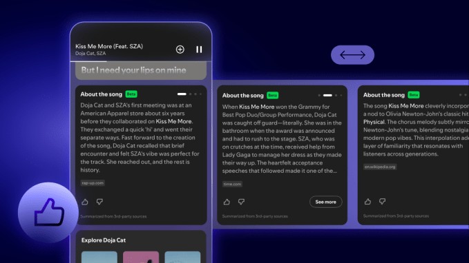 spotify’s new features let listeners explore the people and stories behind their favorite music