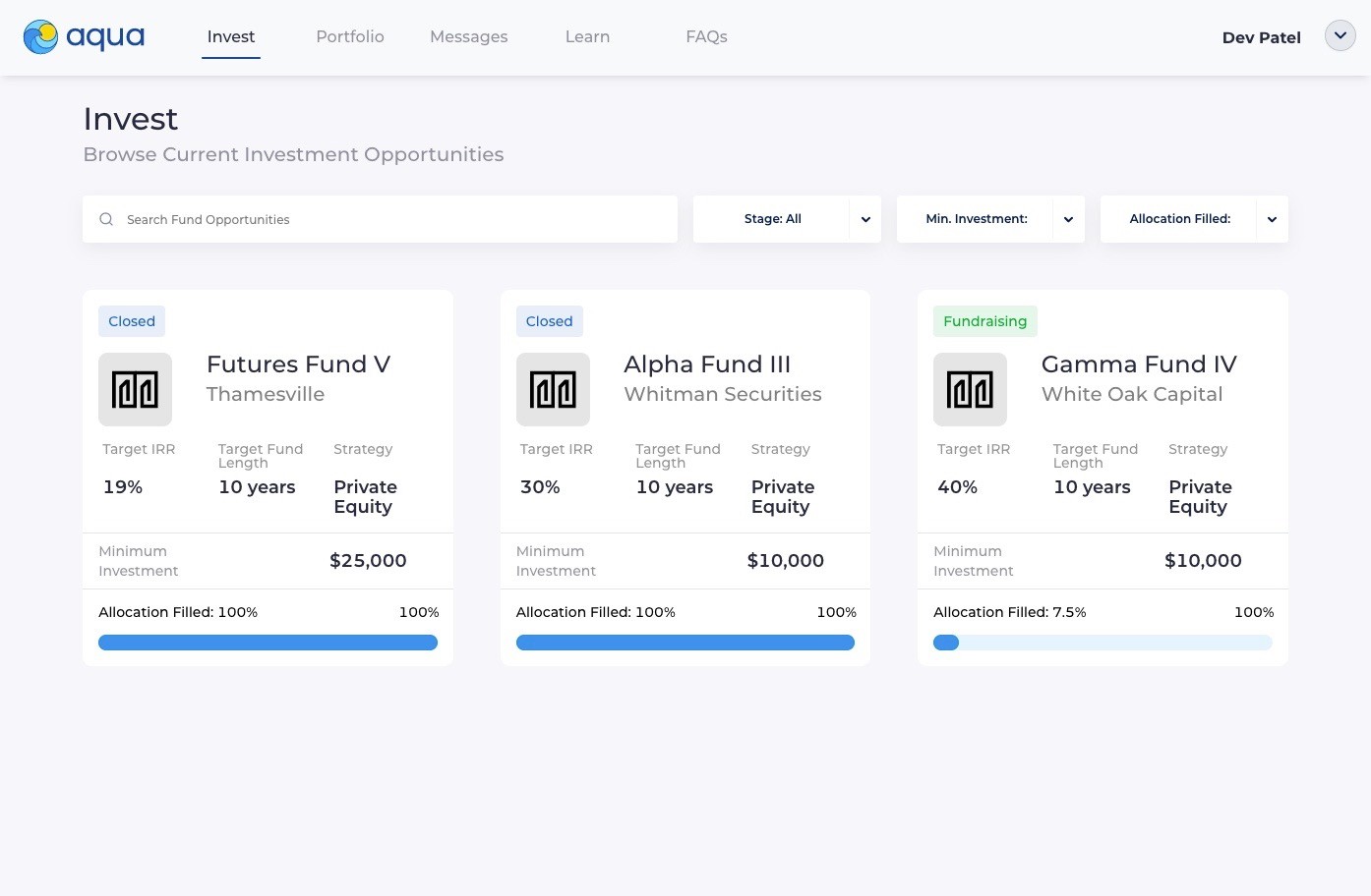 step aside nfts, aqua thinks modern investors should dive into private equity