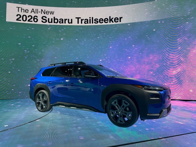subaru debuts trailseeker, an all-electric suv coming for rivian’s outdoorsy ev customer base
