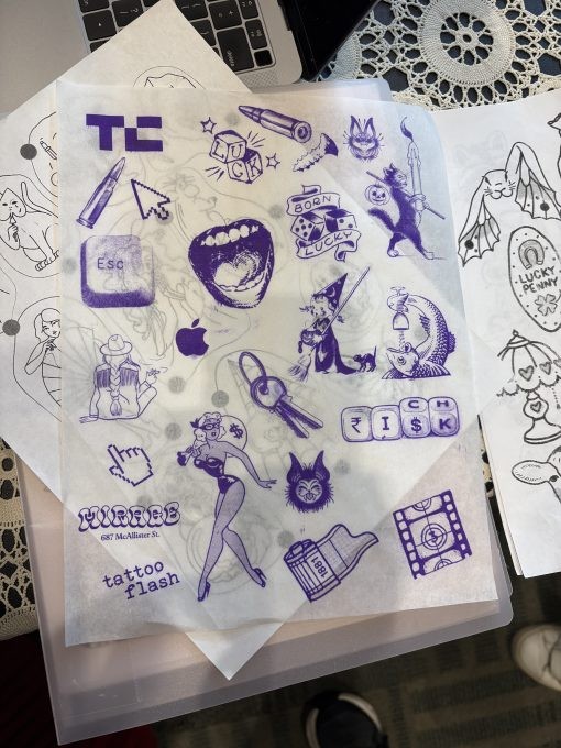 tattd gave four techcrunch writers tattoos at startup battlefield