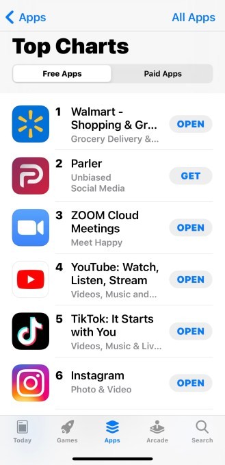 this week in apps: conservative apps surge, instagram redesigned, tiktok gets ghosted