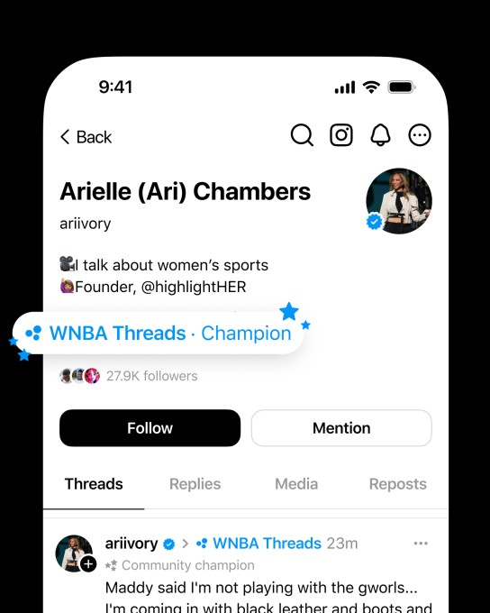 threads adds new communities, tests badges for highly engaged members