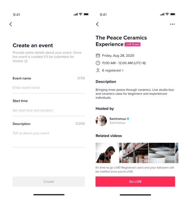 tiktok expands live platform with new features, including events, co-hosts, q&as and more