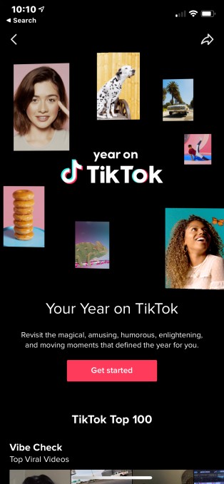 tiktok launches its first personalized annual recap feature, ‘year on tiktok’