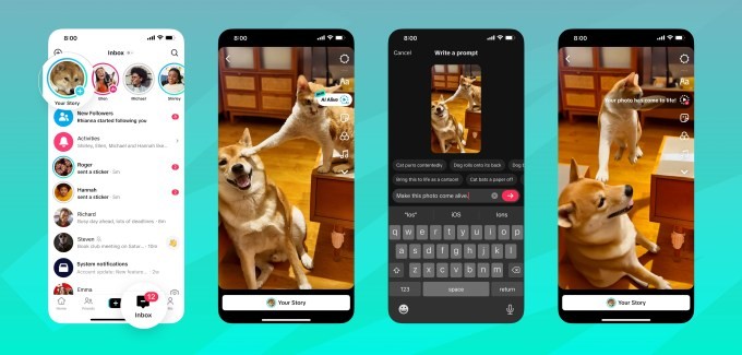 tiktok launches tiktok ai alive, a new image-to-video tool