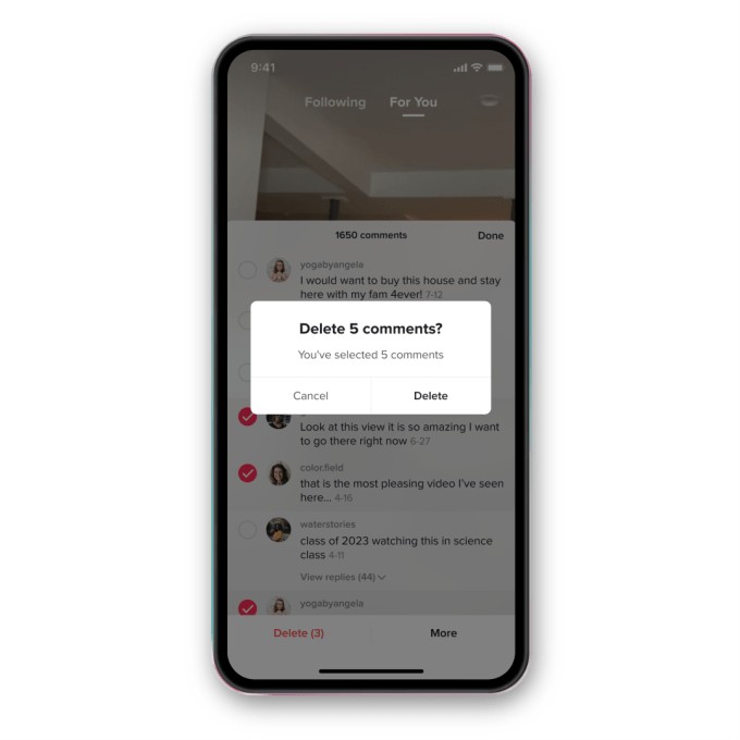 tiktok rolls out tools to bulk delete and report comments, block users