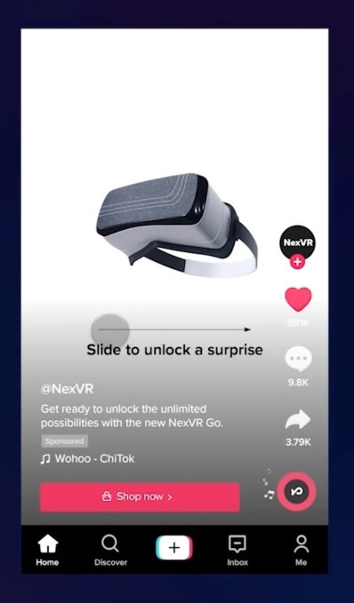 tiktok’s new ad products invite users to interact with taps, swipes, likes and more