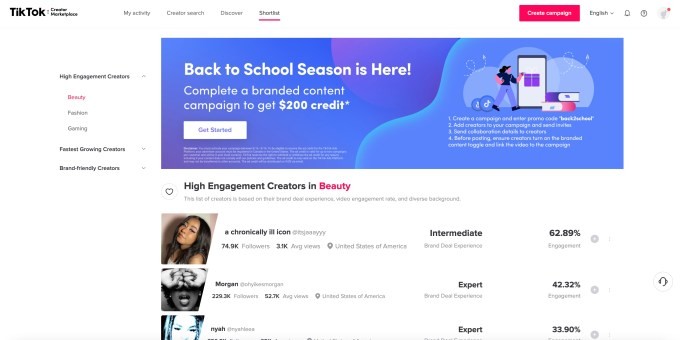 tiktok’s new creator marketplace api lets influencer marketing companies tap into first-party data