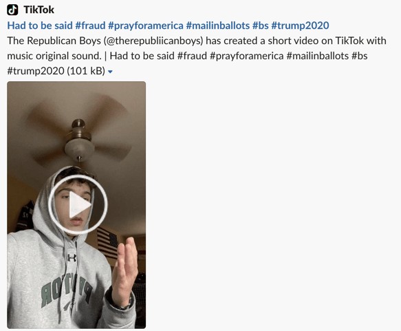 tiktok takes down election misinformation aimed at younger users