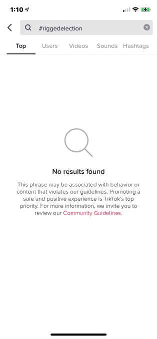 tiktok takes down some hashtags related to election misinformation, ignores others