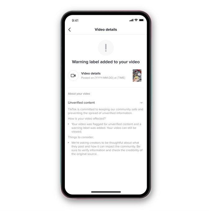 tiktok to flag and downrank ‘unsubstantiated’ claims fact checkers can’t verify