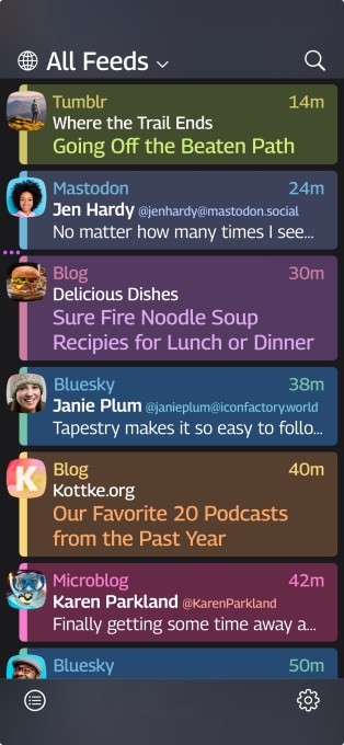 tumblr backs tapestry, a timeline app for the open social web