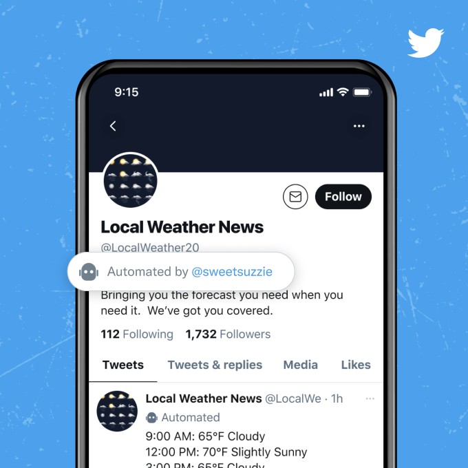 twitter introduces a new label that allows the ‘good bots’ to identify themselves