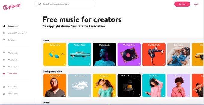 uppbeat launches a freemium music platform aimed at youtubers