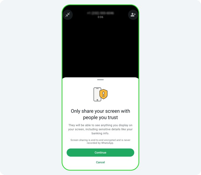 whatsapp and messenger add new warnings to help older people avoid online scams