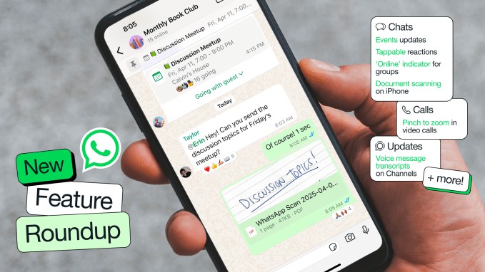 whatsapp introduces new features across chats, calls, and channels